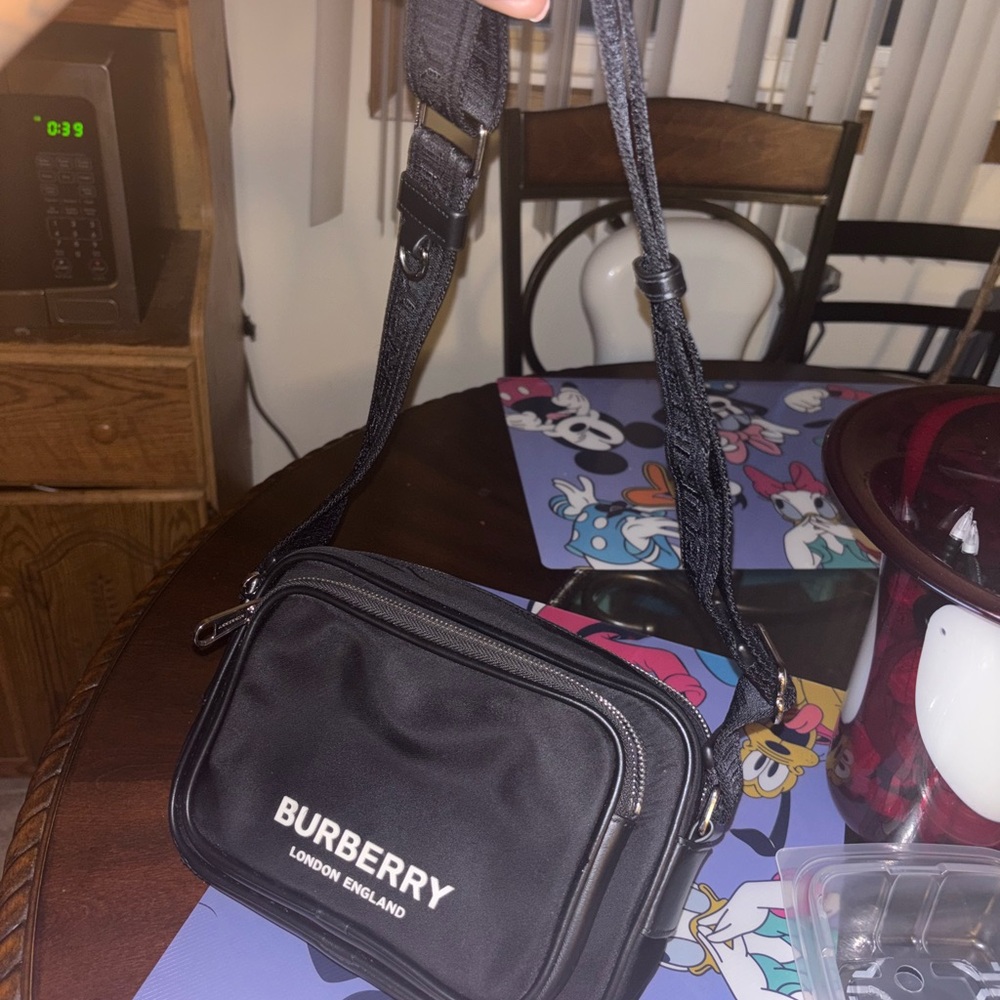 Burberry Black Belt Bag with Logo - Picture 7 of 7